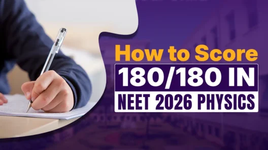 How to Score 180/180 in NEET 2026 Physics
