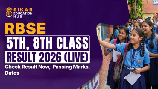 RBSE 5th, 8th Class Result 2026 (Live): Check Roll Number-wise Result, Passing Marks, Dates
