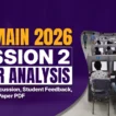 JEE Main 2026 Session 2 Paper Analysis
