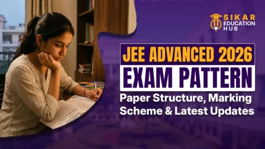 JEE Advanced exam pattern 2026