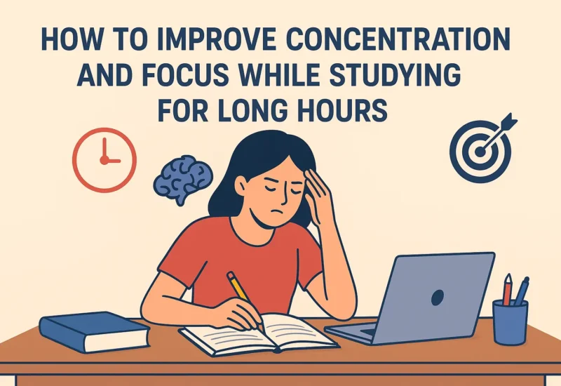 how to improve concentration and focus while studying