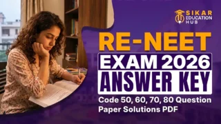Re NEET Exam 2026 Answer Key